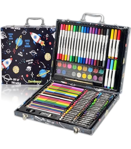 Amazon.com : Cra-Z-Art 80 Piece Art Set : Childrens Art Supply